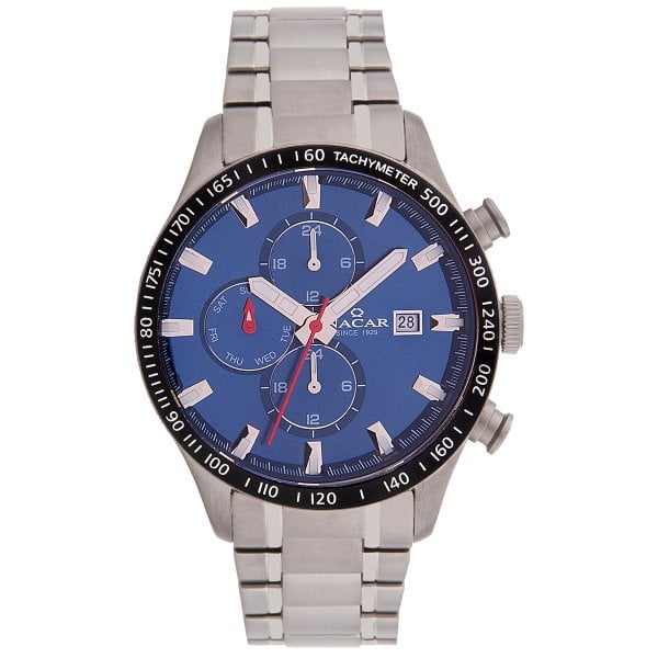 Nacar NC34-251019-TLSM Titanyum Erkek Kol Saati Safir Cam