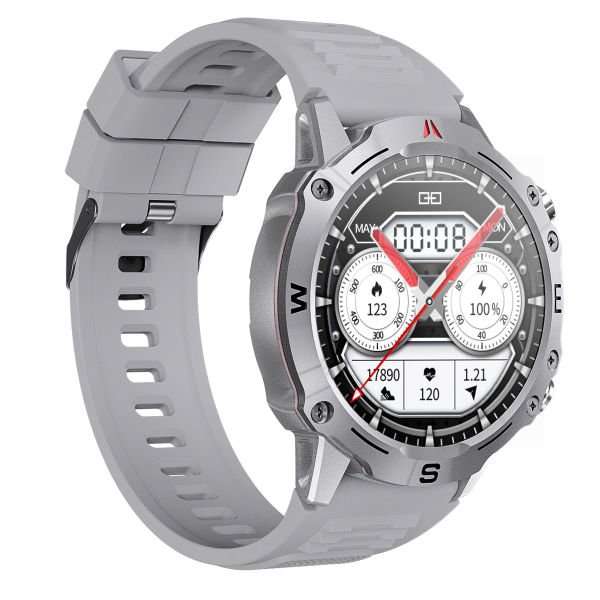 You Watch R15-AR154 You Smart Silver Metal & Gray Silicon Unisex Kol Saati