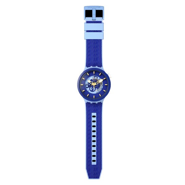 Swatch SB05N105 BIG BOLD BOUNCING BLUE Kol Saati