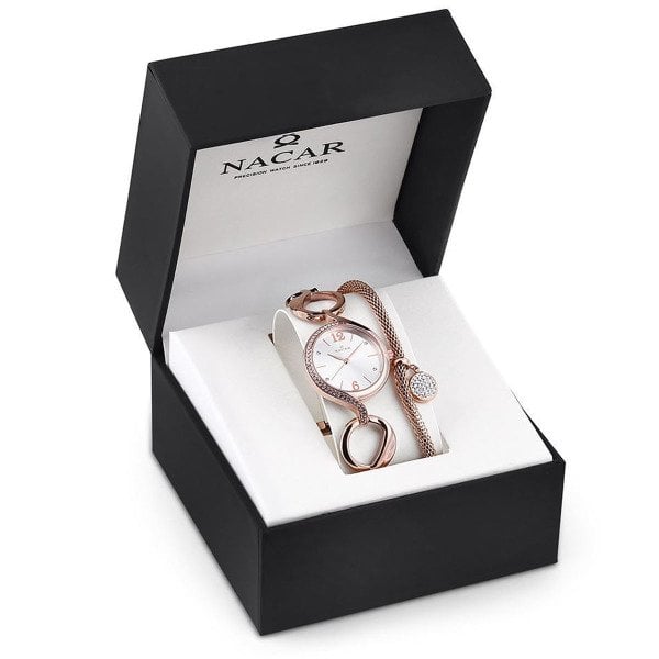 Nacar NC18-3914B208-RSMS-SET Kadın Kol Saati