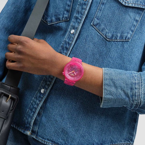Swatch SB05P102 Pink Joy Unisex Kol Saati