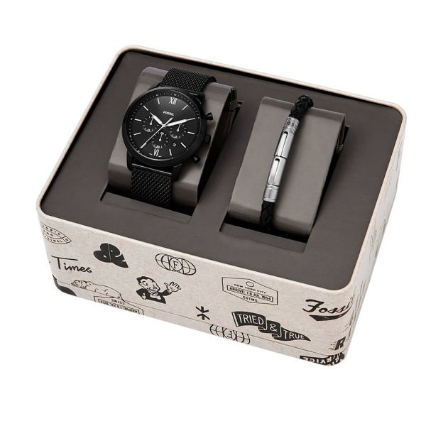 Fossil FFS5786SET Erkek Set Kol Saati ve Bileklik
