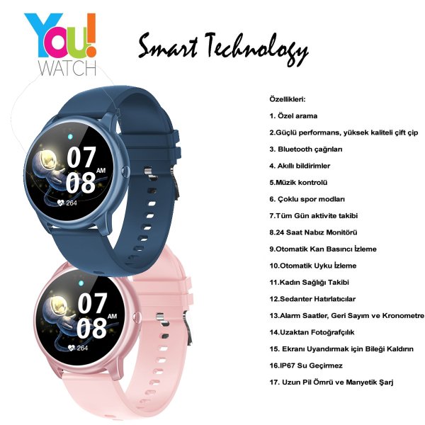 You Watch R7-AR701 Akıllı Kol Saati