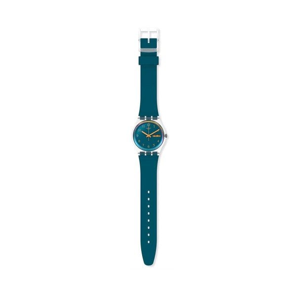 Swatch GE721 Blue Away Plastik Silikon Kol Saati  (SO28K700-S)