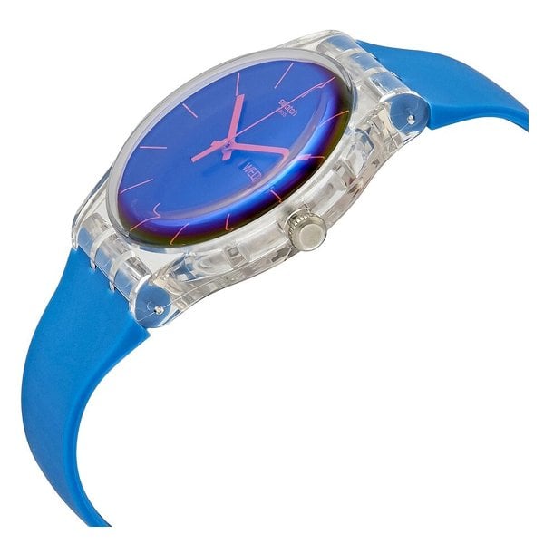Swatch SUOK711 PolaBlue Plastik Silikon Kol Saati