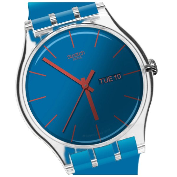 Swatch SUOK711 PolaBlue Plastik Silikon Kol Saati