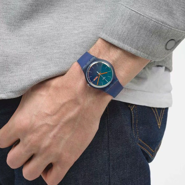 Swatch FADE TO TEAL SO29N708 Kol Saati