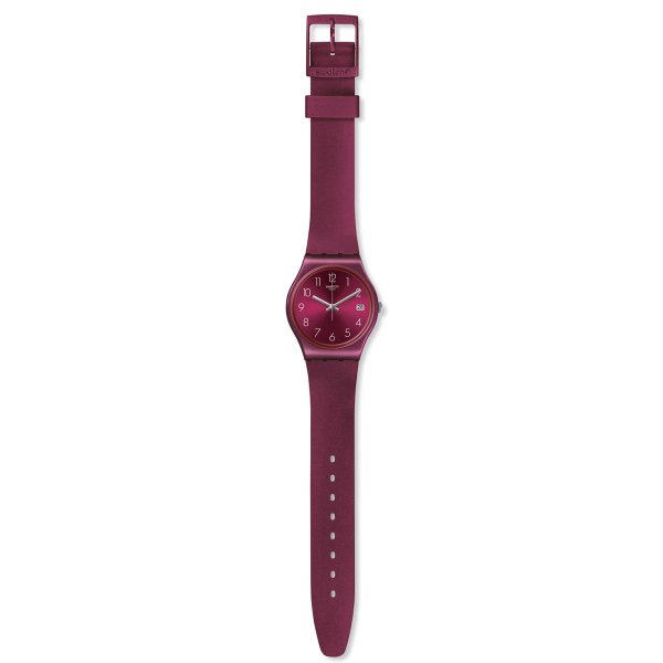 Swatch GR405 Redbaya Plastik Silikon Kadın Kol Saati