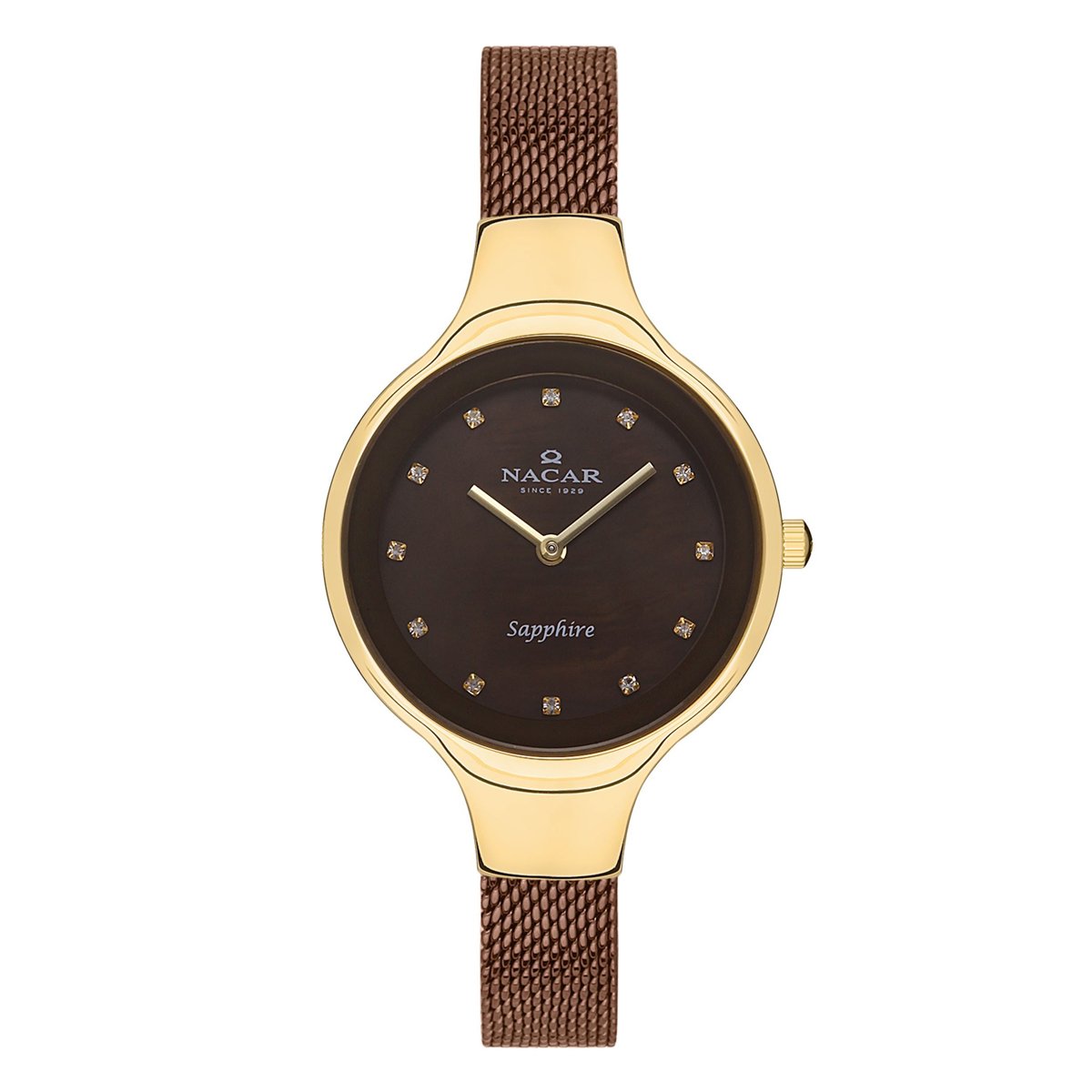 Nacar NC36-391033-DKMS Kadın Kol Saati Safir Cam