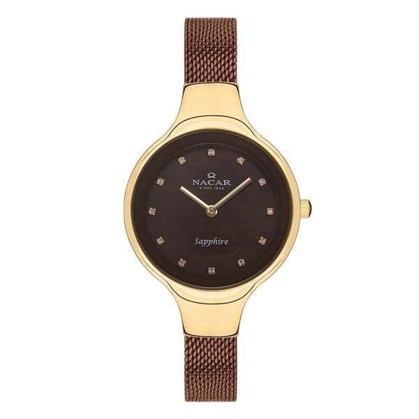Nacar NC36-391033-DKMS Kadın Kol Saati Safir Cam