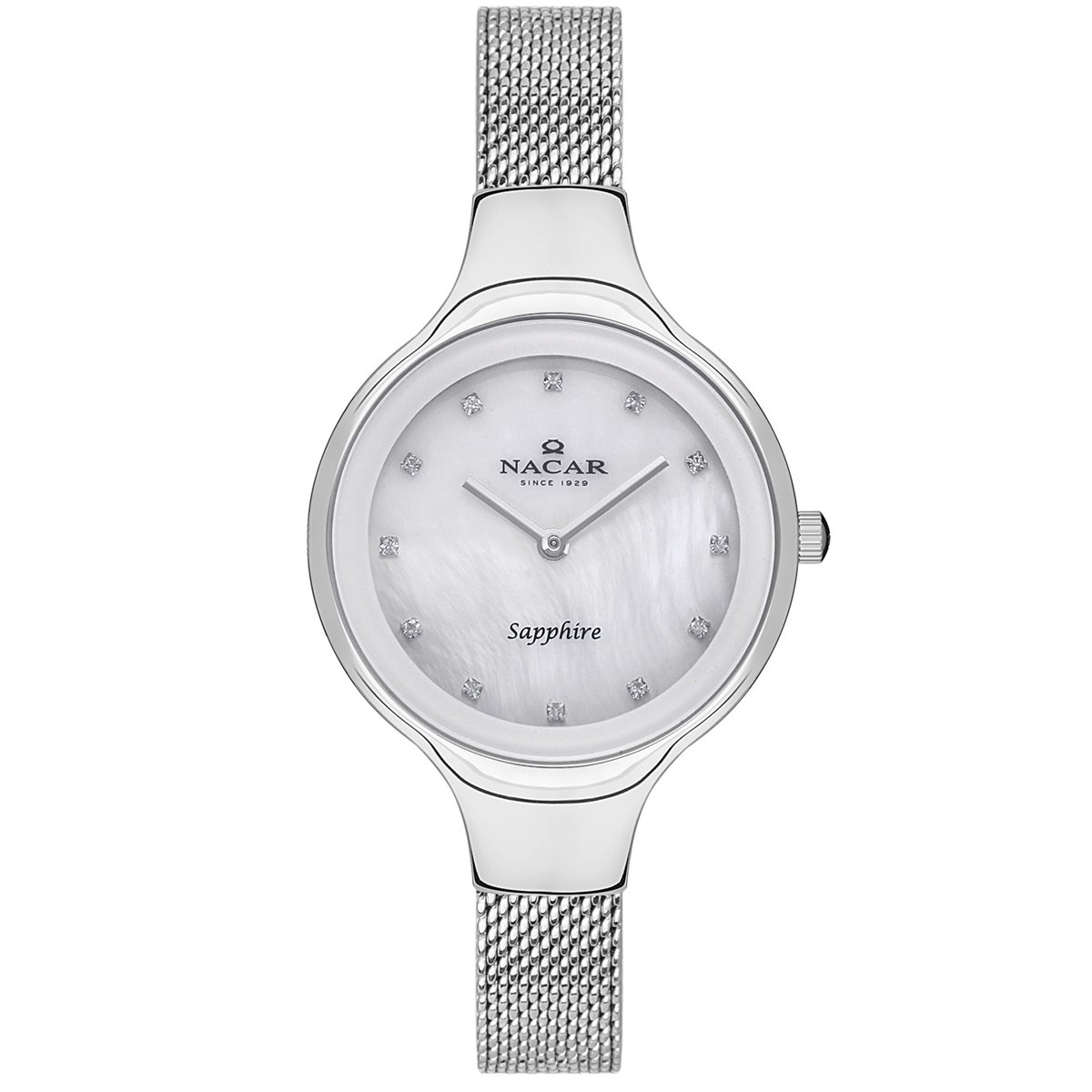 Nacar NC36-391033-AWMS Kadın Kol Saati Safir Cam