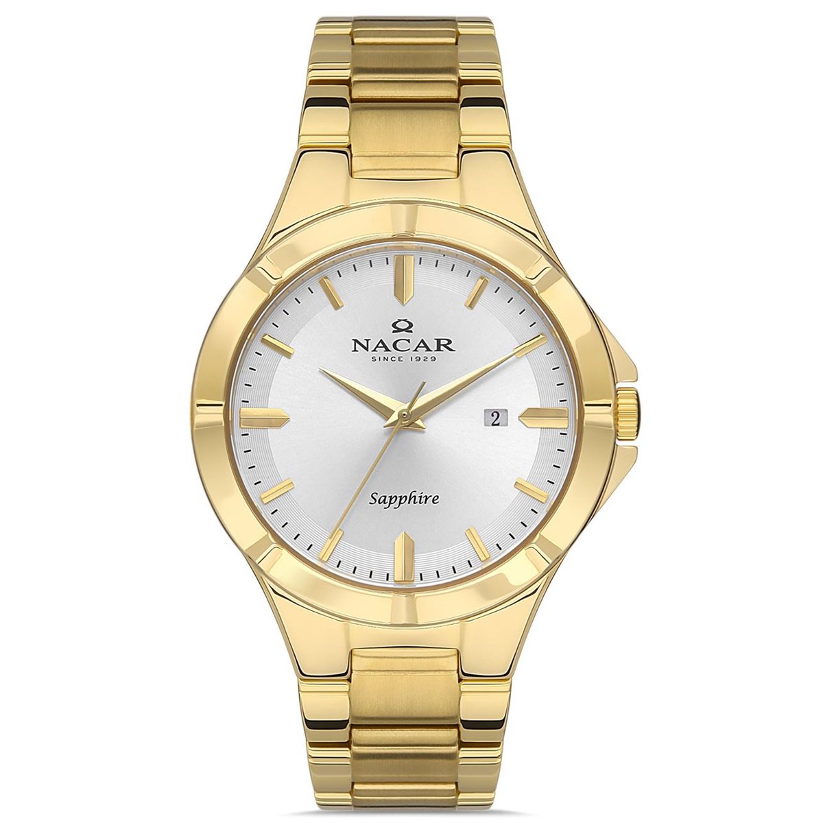 Nacar NC36-291032-DSM Erkek Kol Saati Safir Cam