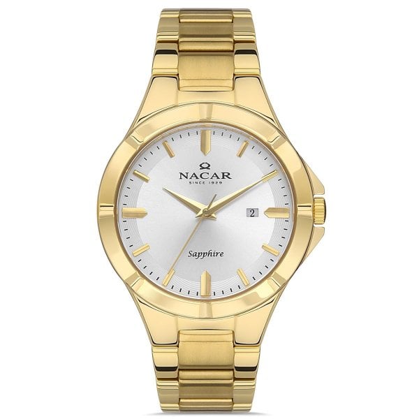 Nacar NC36-291032-DSM Erkek Kol Saati Safir Cam