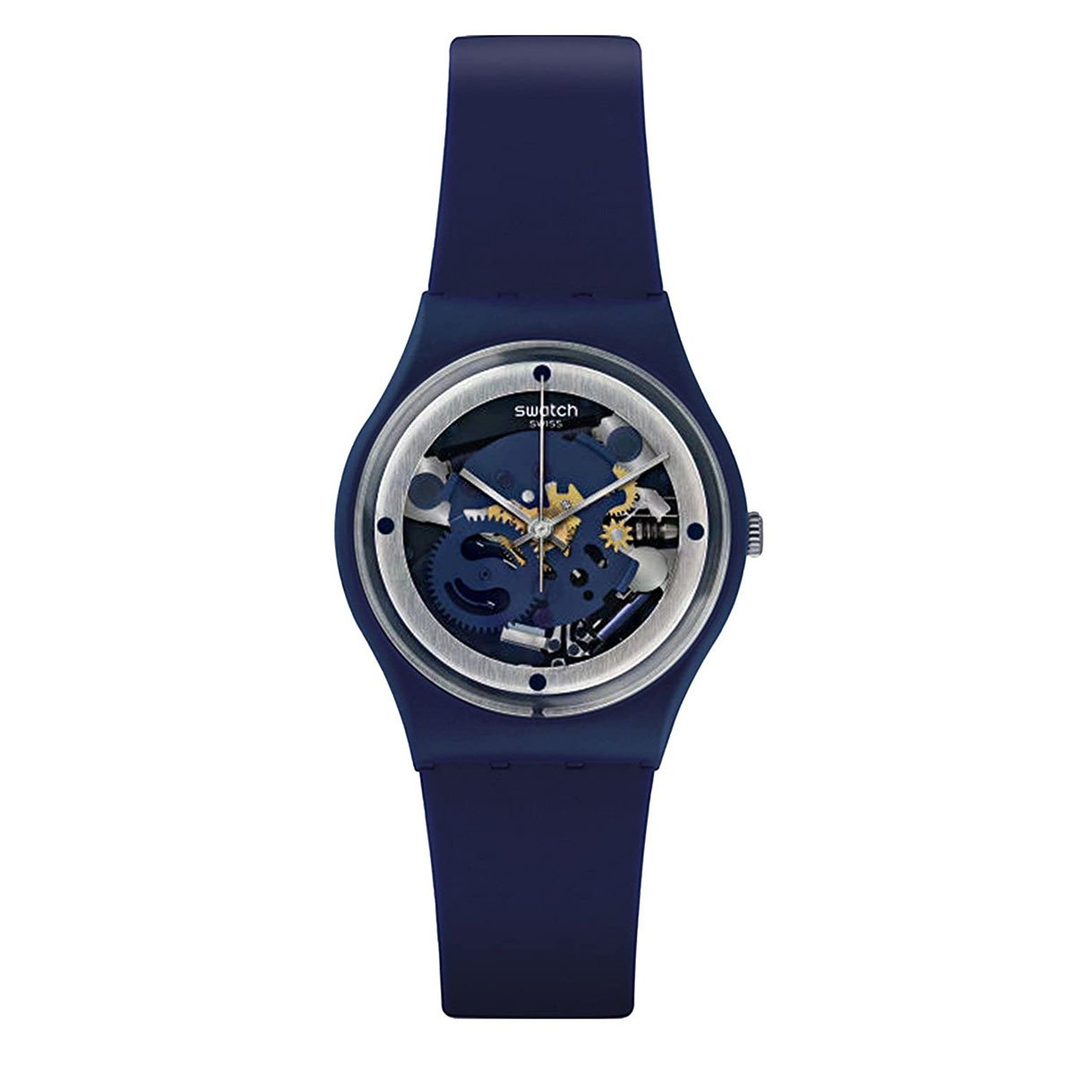 Swatch GN245 Lacivert Plastik Silikon Kadın Kol Saati