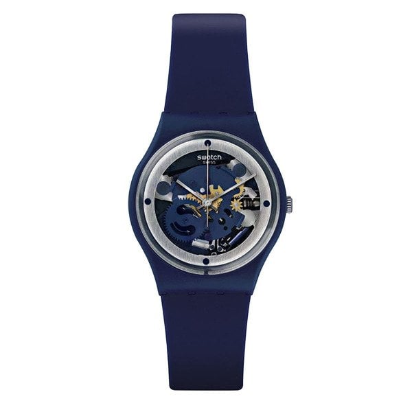 Swatch GN245 Lacivert Plastik Silikon Kadın Kol Saati