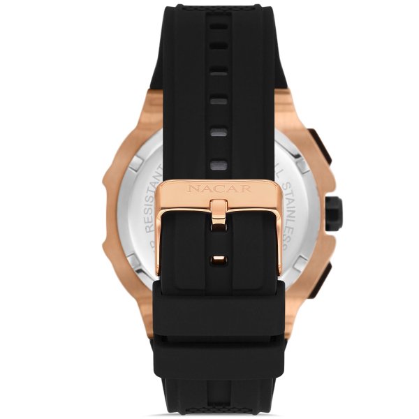 Nacar NC34-29B554-RBS1 Erkek Kol Saati Safir Cam