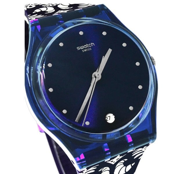 Swatch GN413 Plastik Silikon Kadın Kol Saati