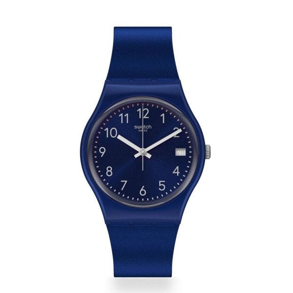 Swatch GN416 Lacivert Plastik Silikon Kadın Kol Saati