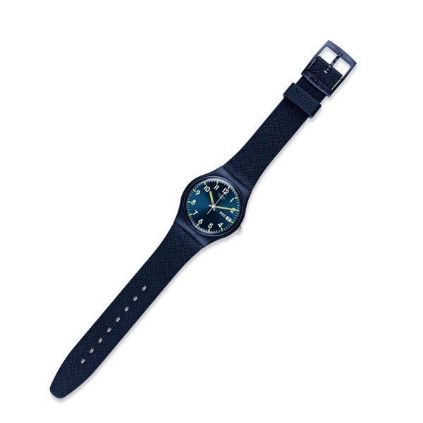 Swatch GN718 ( SO28N702 ) Lacivert Plastik Silikon Kol Saati