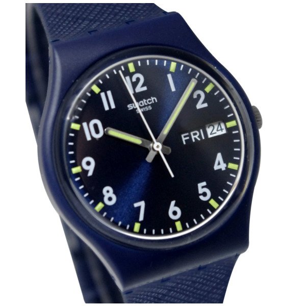 Swatch GN718 ( SO28N702 ) Lacivert Plastik Silikon Kol Saati