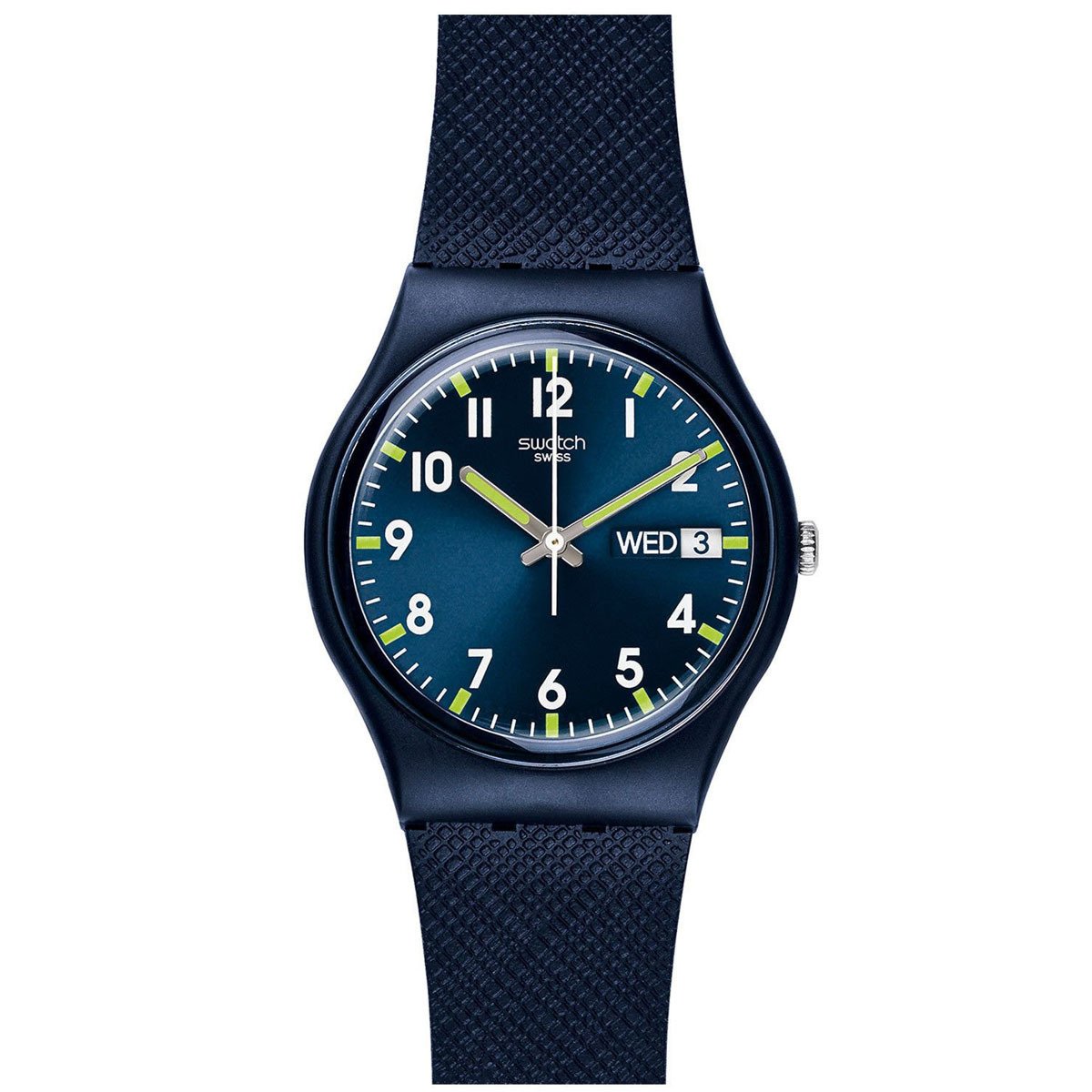 Swatch GN718 ( SO28N702 ) Lacivert Plastik Silikon Kol Saati