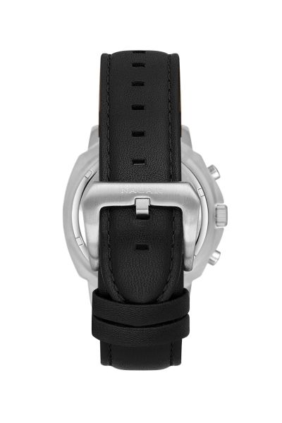 Nacar NC40-290498-AWL1 Safir Deri Erkek Kol Saati