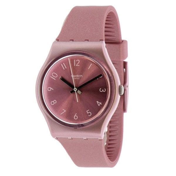 Swatch GP161 Pembe Plastik Silikon Kadın Kol Saati