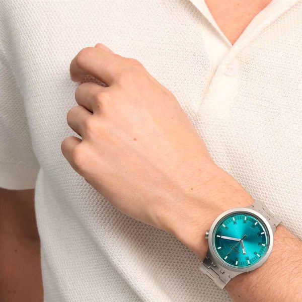Swatch SB07S100G AQUA SHIMMER Kol Saati