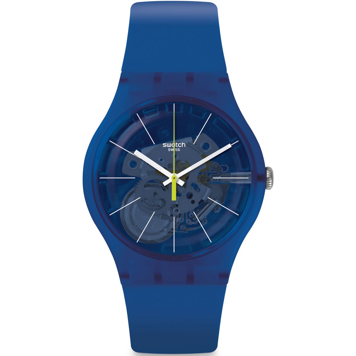 Swatch SUON142 Blue Sirup Plastik Silikon Kol Saati