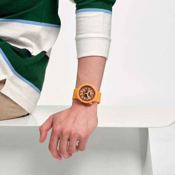 Swatch Big Bold Fresh Orange Unisex Kol Saati SB01O101