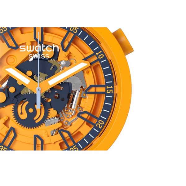 Swatch Big Bold Fresh Orange Unisex Kol Saati SB01O101