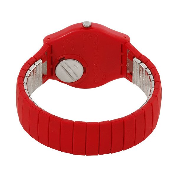 Swatch GR173B Kırmızı Plastik Silikon Kol Saati