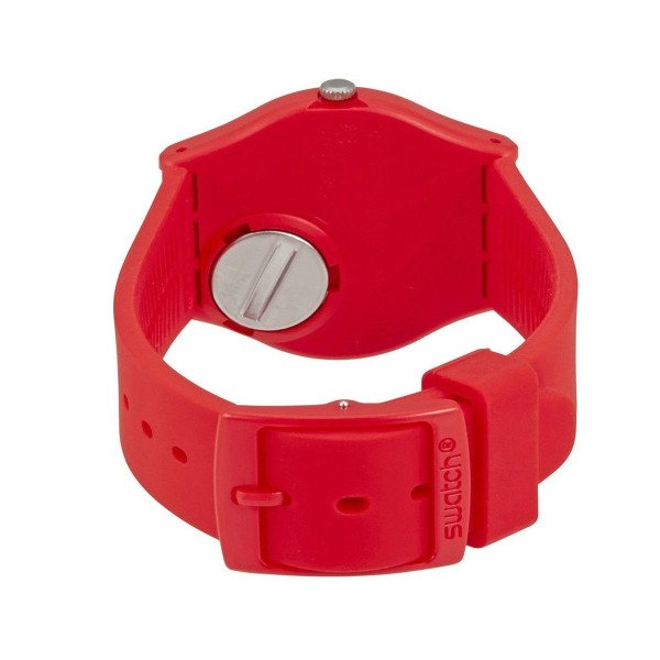 Swatch GR175 Kırmızı Plastik Silikon Kol Saati