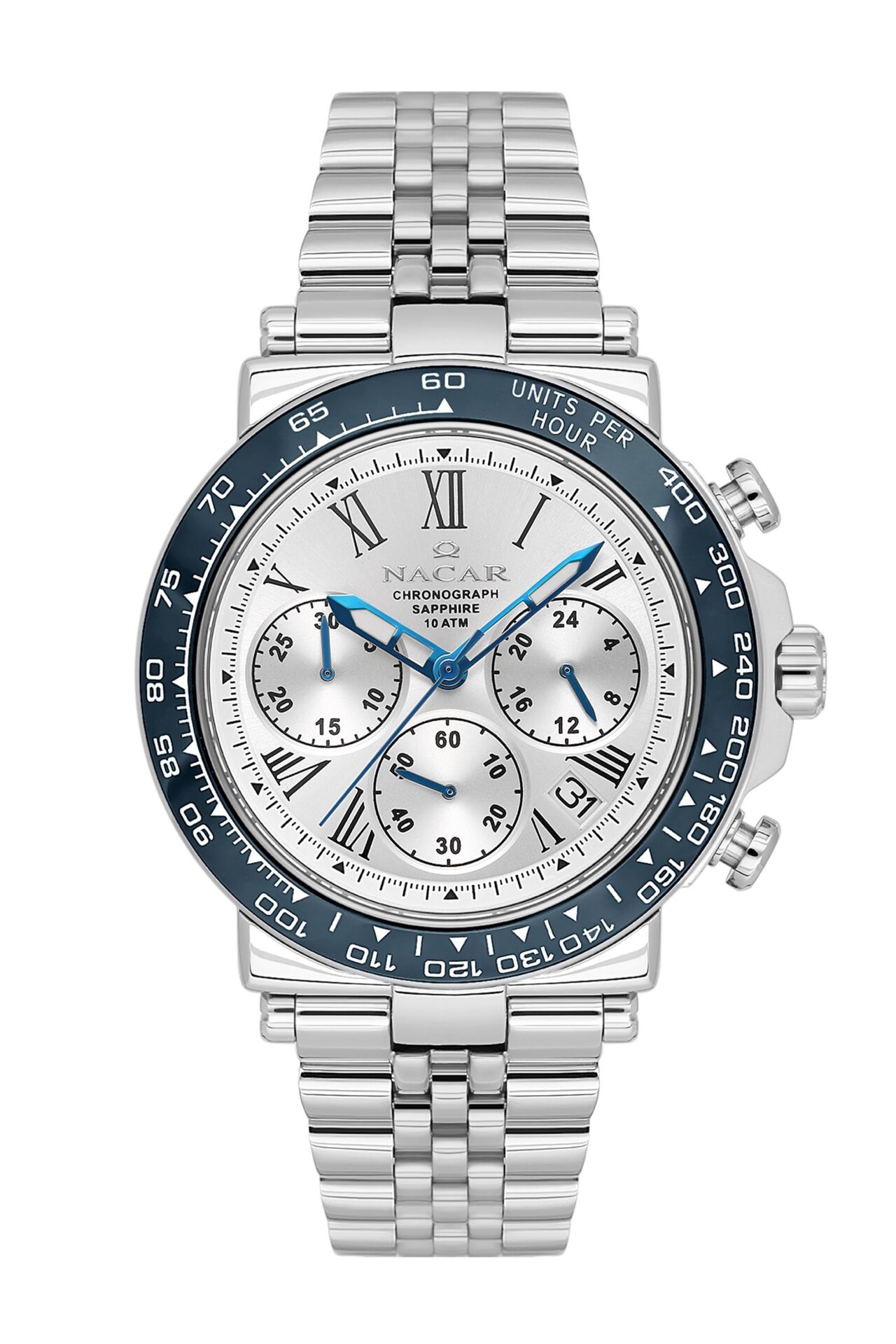 Nacar NC34-29B843-ASLM Safir Erkek Kol Saati