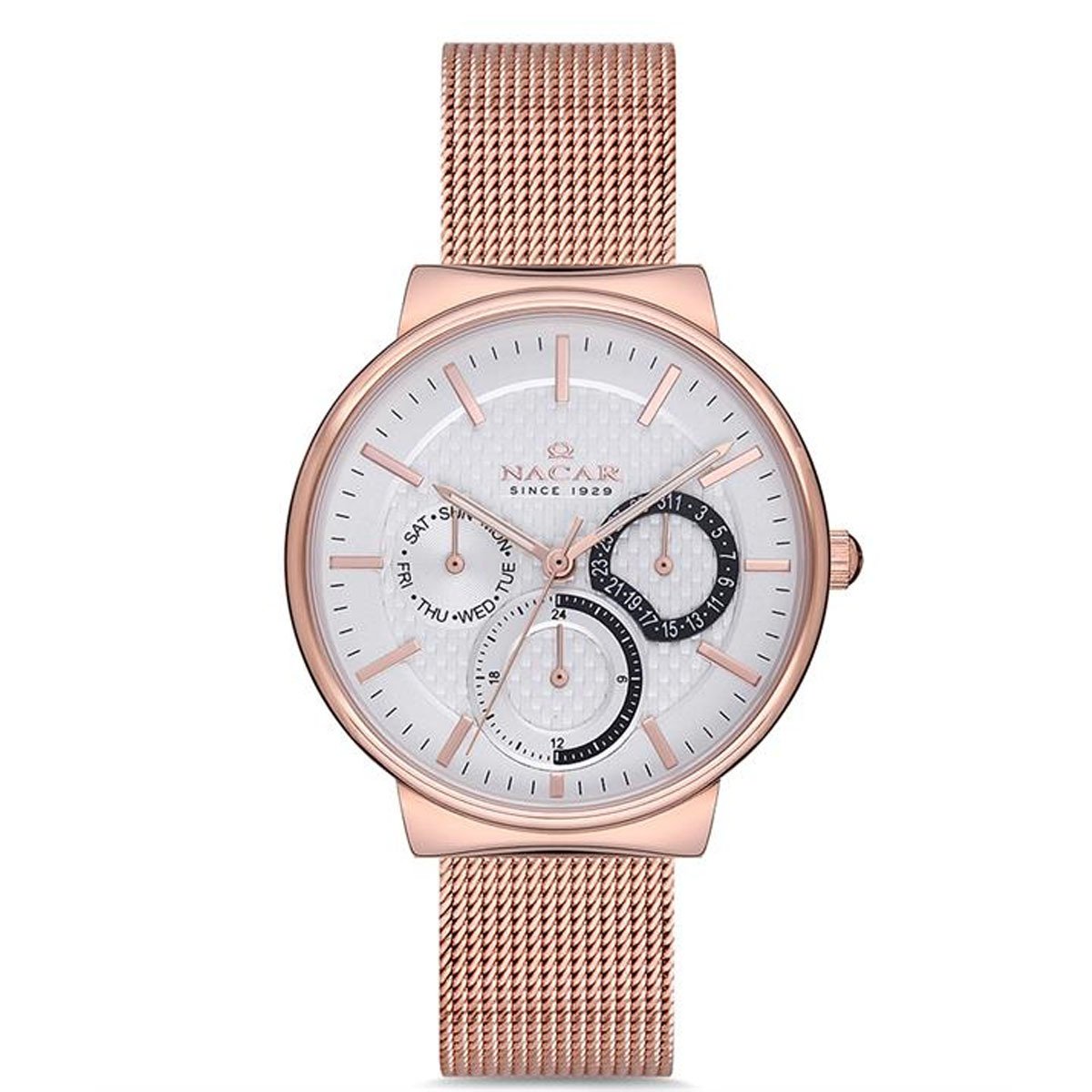 Nacar NC18-3914C033-RSM Hasır Kadın Kol Saati
