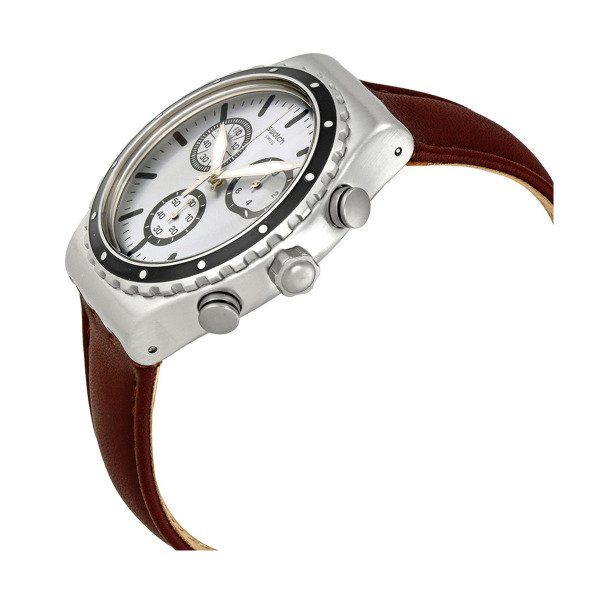 Swatch YVS437 Kahverengi Deri Kol Saati