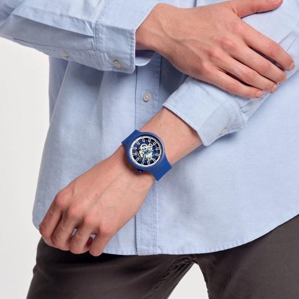 Swatch Sb01n102 ISWATCH BLUE Kol Saati