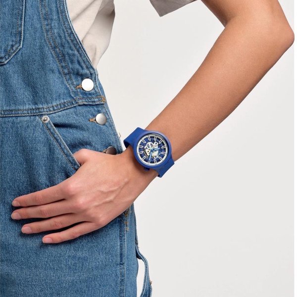 Swatch Sb01n102 ISWATCH BLUE Kol Saati