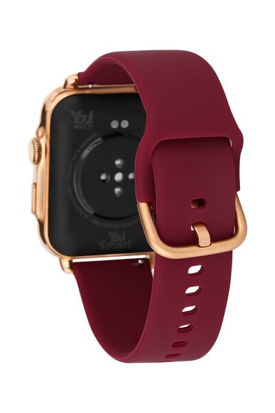 You Watch F13-YF132 You Smart Rose & Dark Red Silicon Unisex Kol Saati