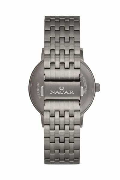Nacar NC34-250236-TLM TİTANYUM Erkek Kol Saati Safir Cam