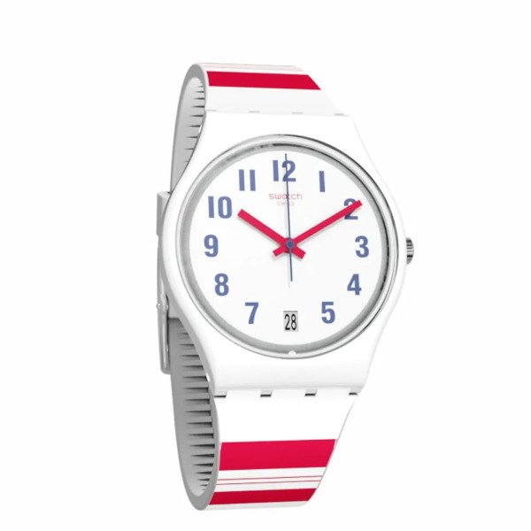 Swatch GW411 Beyaz Plastik Slikon Kadın Kol Saati