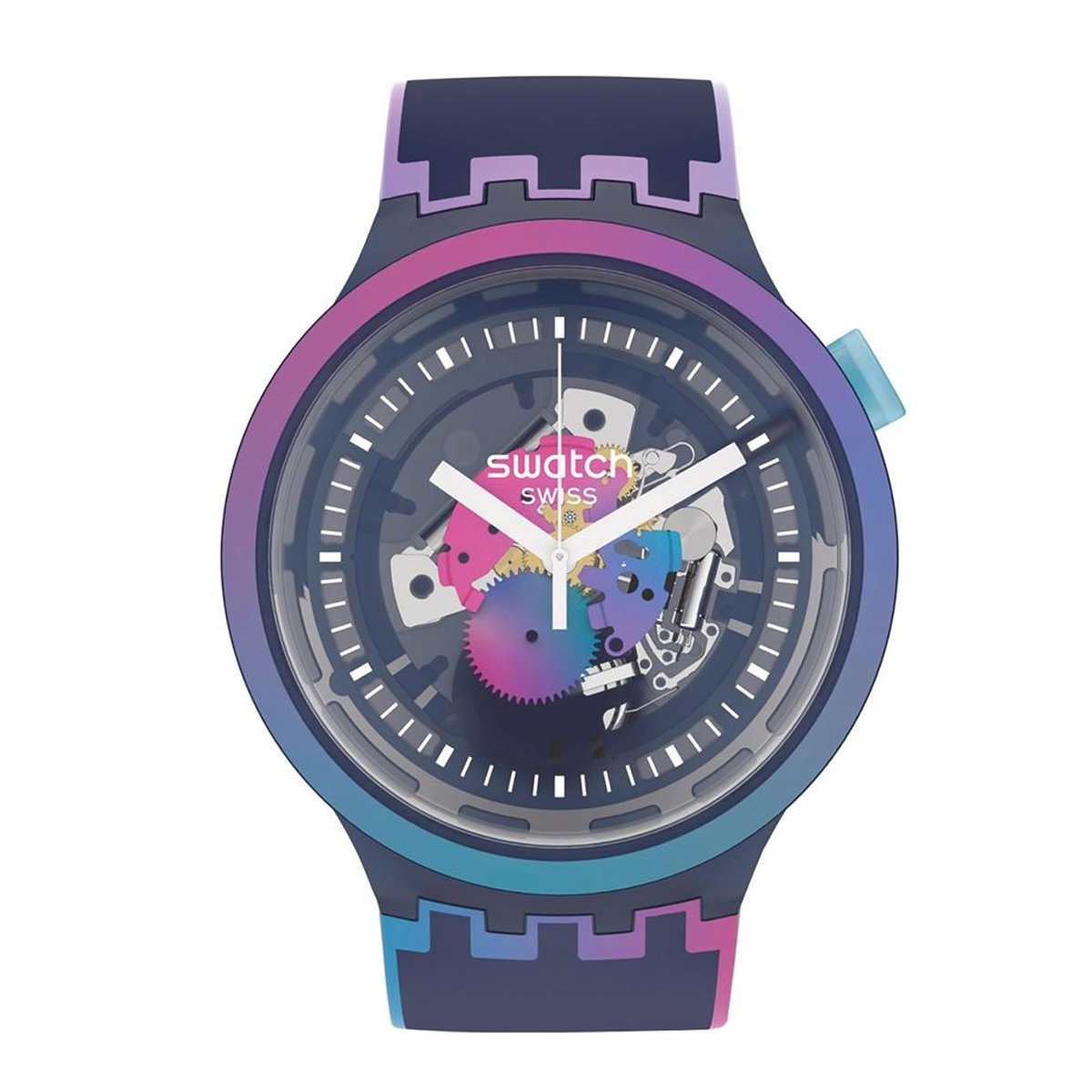 Swatch SO27N112 Rainbowinthenight Unisex Kol Saati