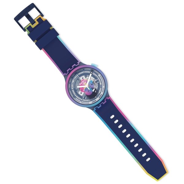 Swatch SO27N112 Rainbowinthenight Unisex Kol Saati