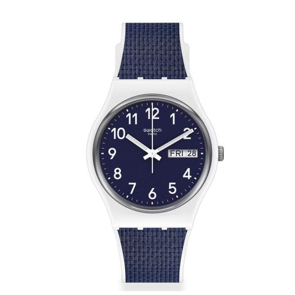 Swatch GW715 Plastik Slikon Lacivert Kadın Kol Saati