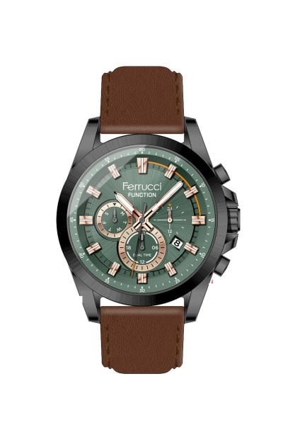 Ferrucci FCF 03340FK.05 Deri Erkek Kol Saati