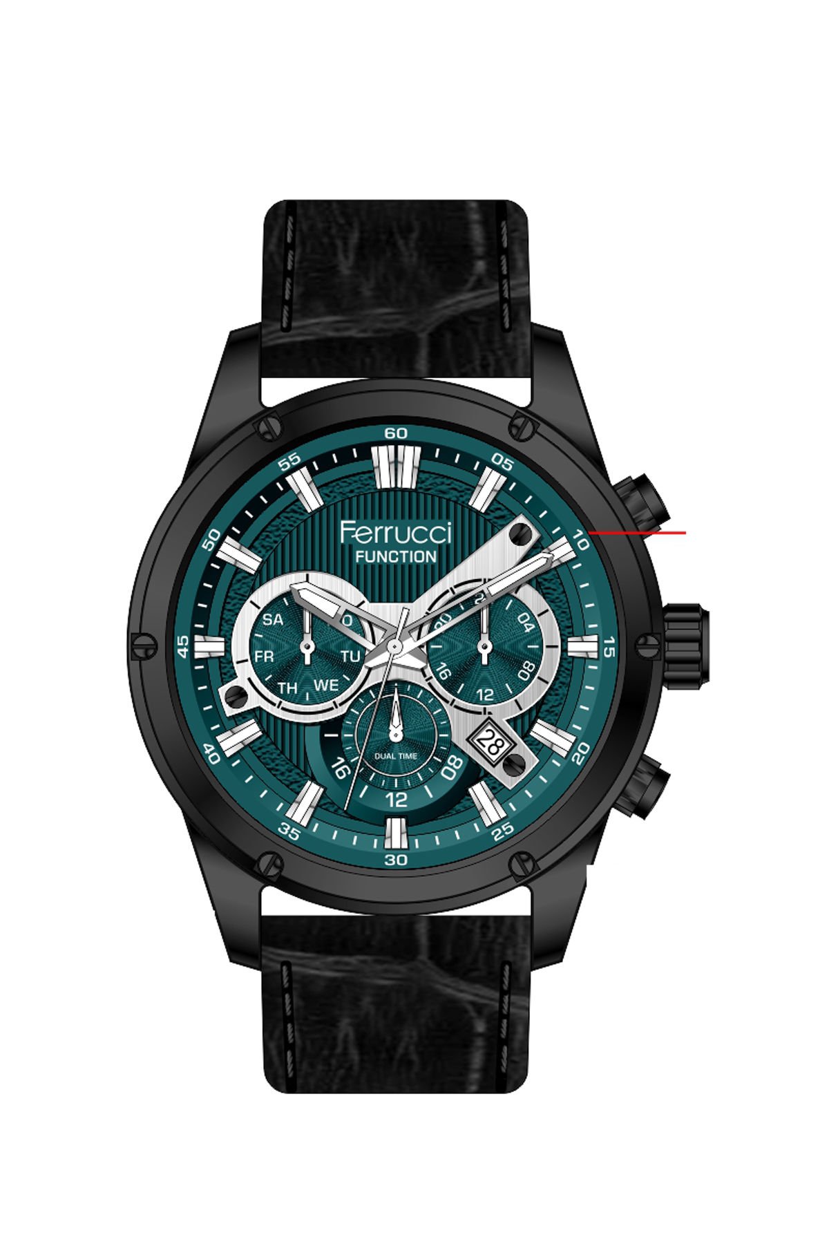 Ferrucci FCF 13908FK.03 Deri Erkek Kol Saati