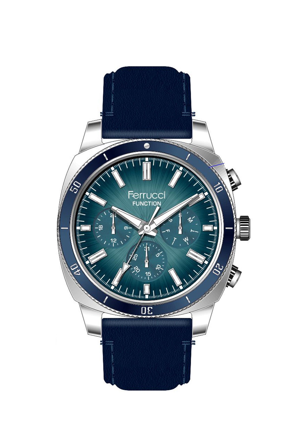 Ferrucci FCF 03382K.03 Deri Erkek Kol Saati