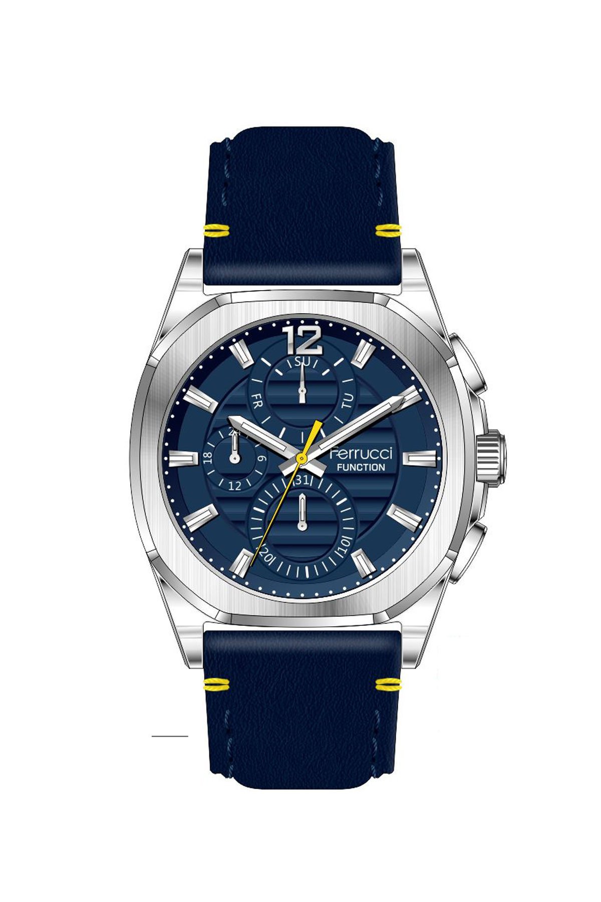 Ferrucci FCF 03382K.03 Deri Erkek Kol Saati