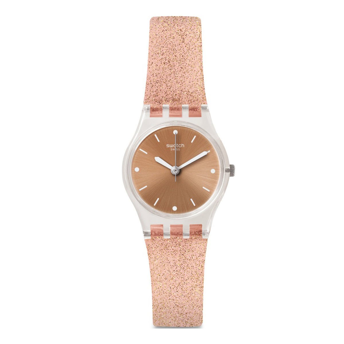 Swatch LK354D Plastik Silikon Kadın Kol Saati