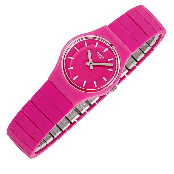 Swatch LP149B Pembe Metal Kadın Kol Saati